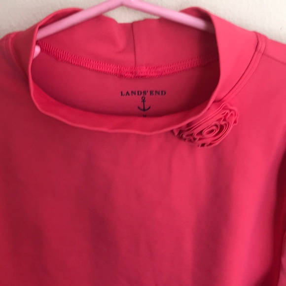 Lands end swim shirt girls Sz 10-12 - Picture 3 of 3